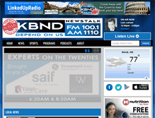 Tablet Screenshot of kbnd.com